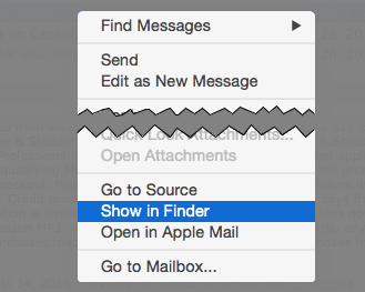 MailMate message menu