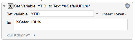 Safari URL variable