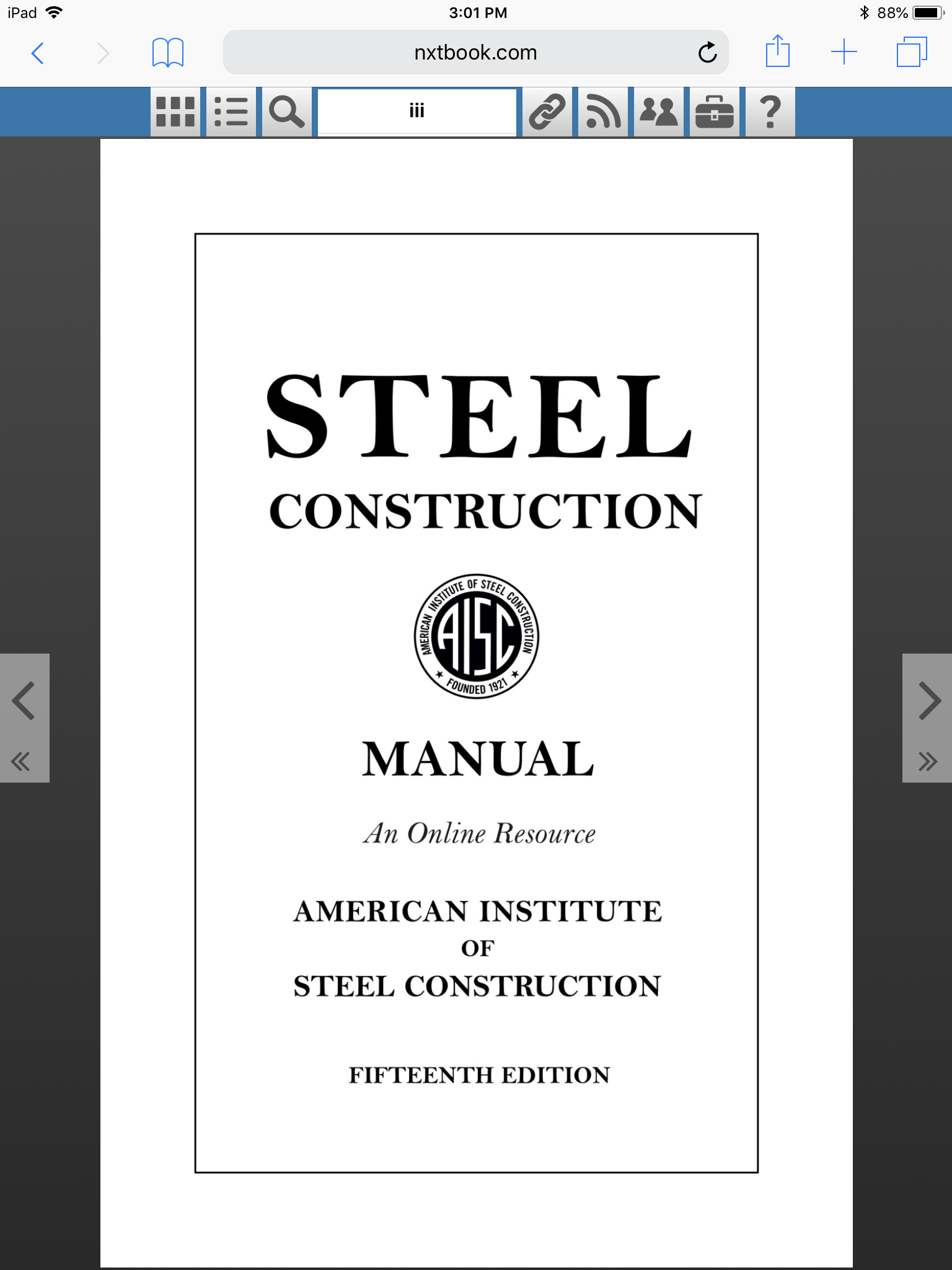 AISC title page from website
