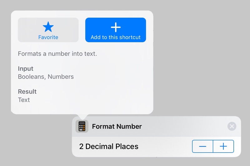 Format Number action