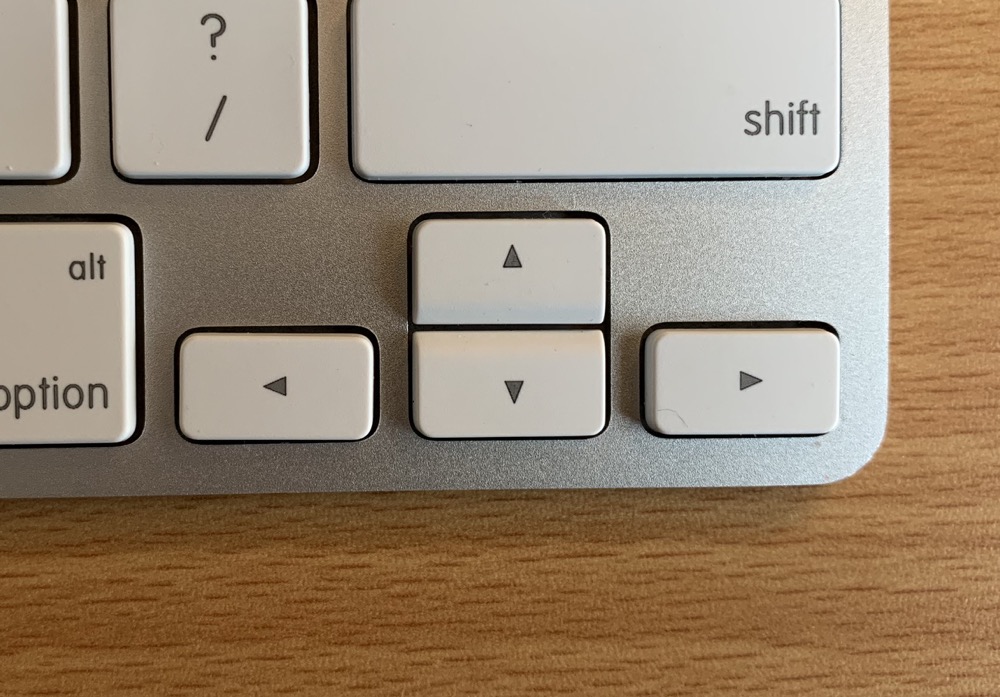 Wireless Keyboard cursor keys