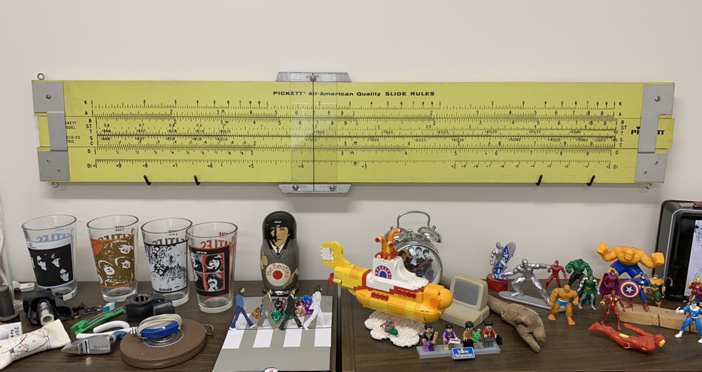 Demonstration slide rule