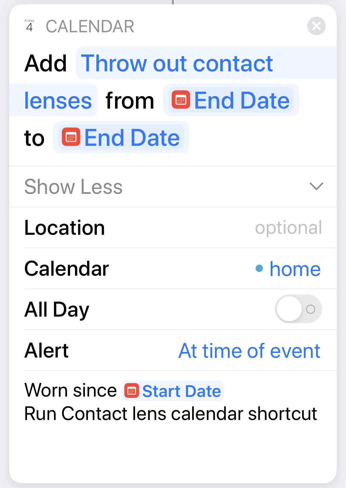 Contact Lens Calendar Step 06