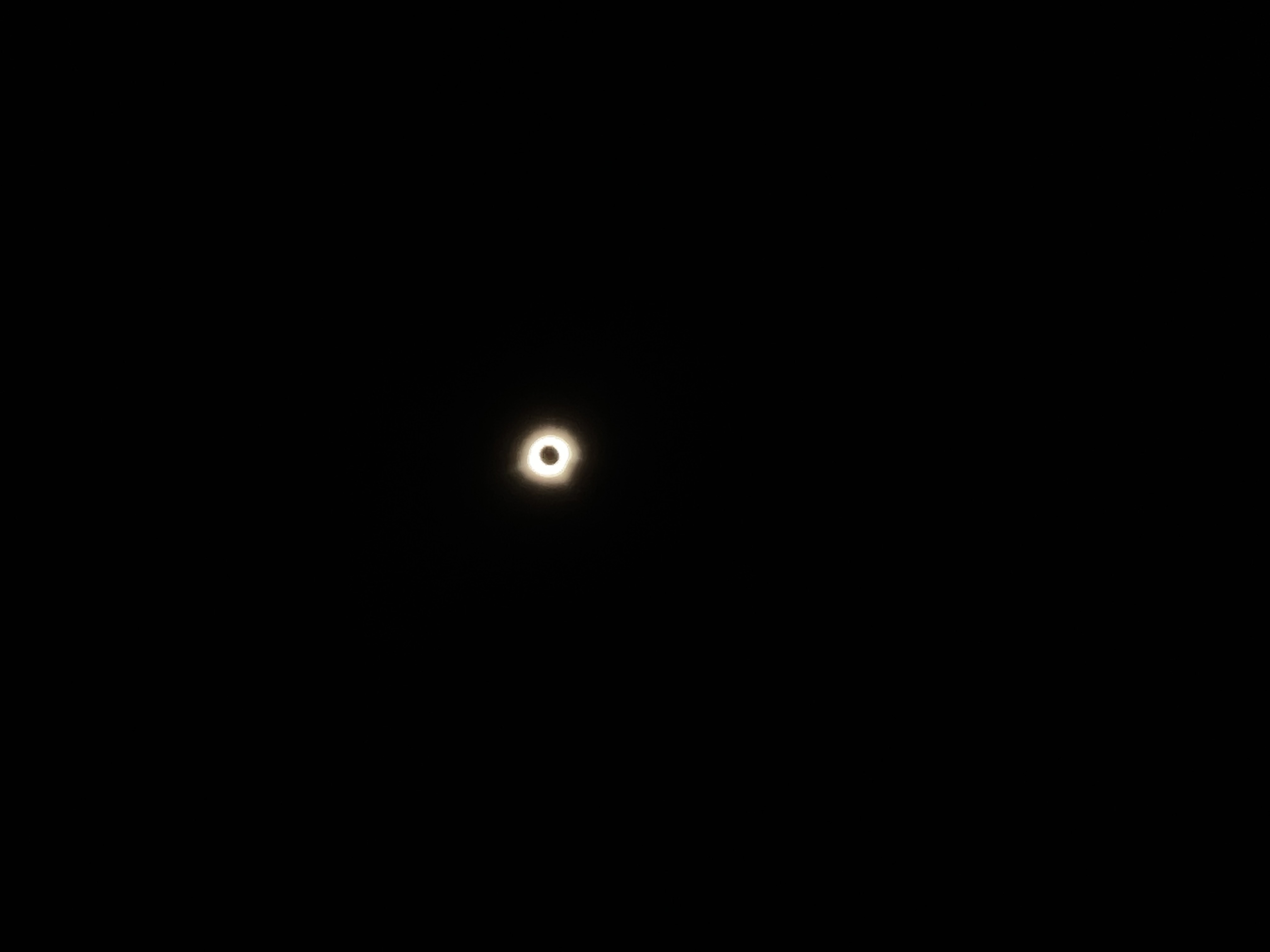 My iPhone photo of the eclipse