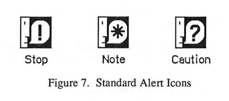 Standard Alert Icons