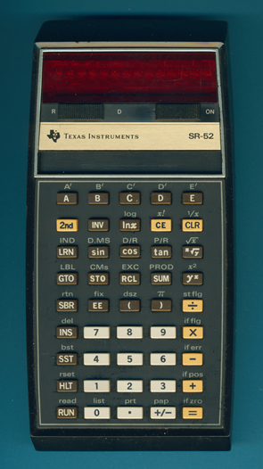 TI SR-52 from Datamath Calculator Museum