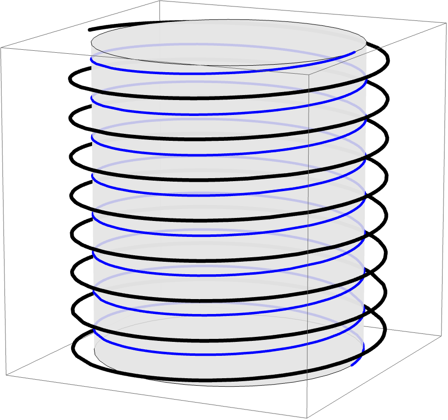 Properly rendered vertical bolt