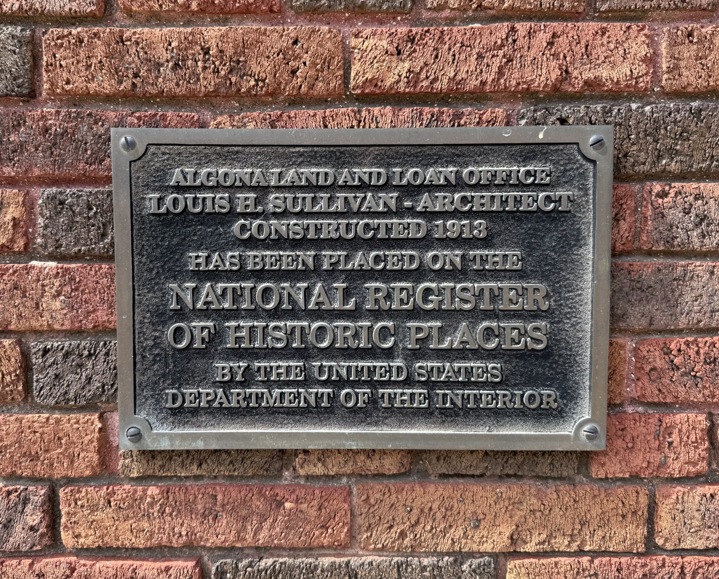 Historic plaque