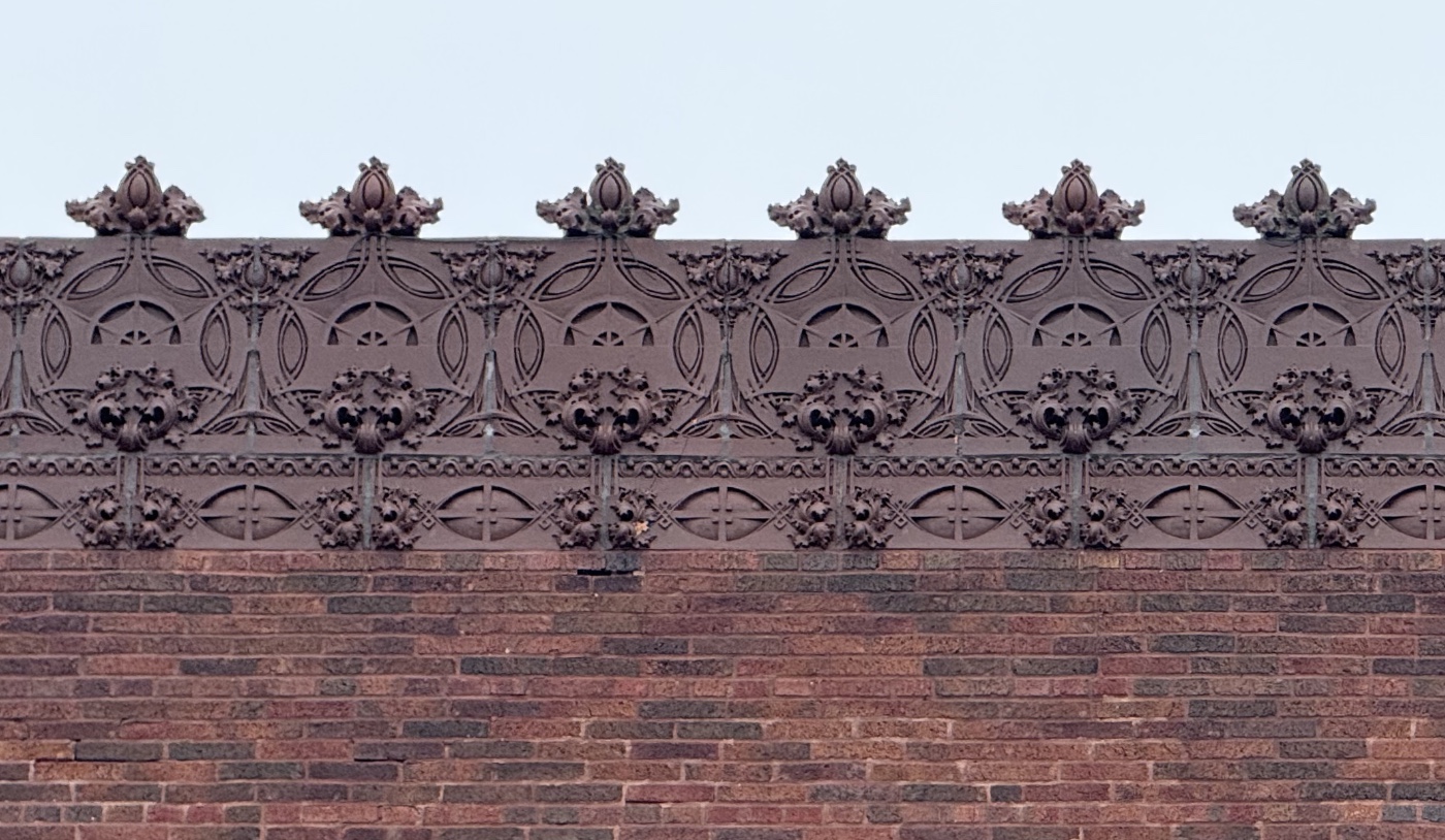Top edge of building