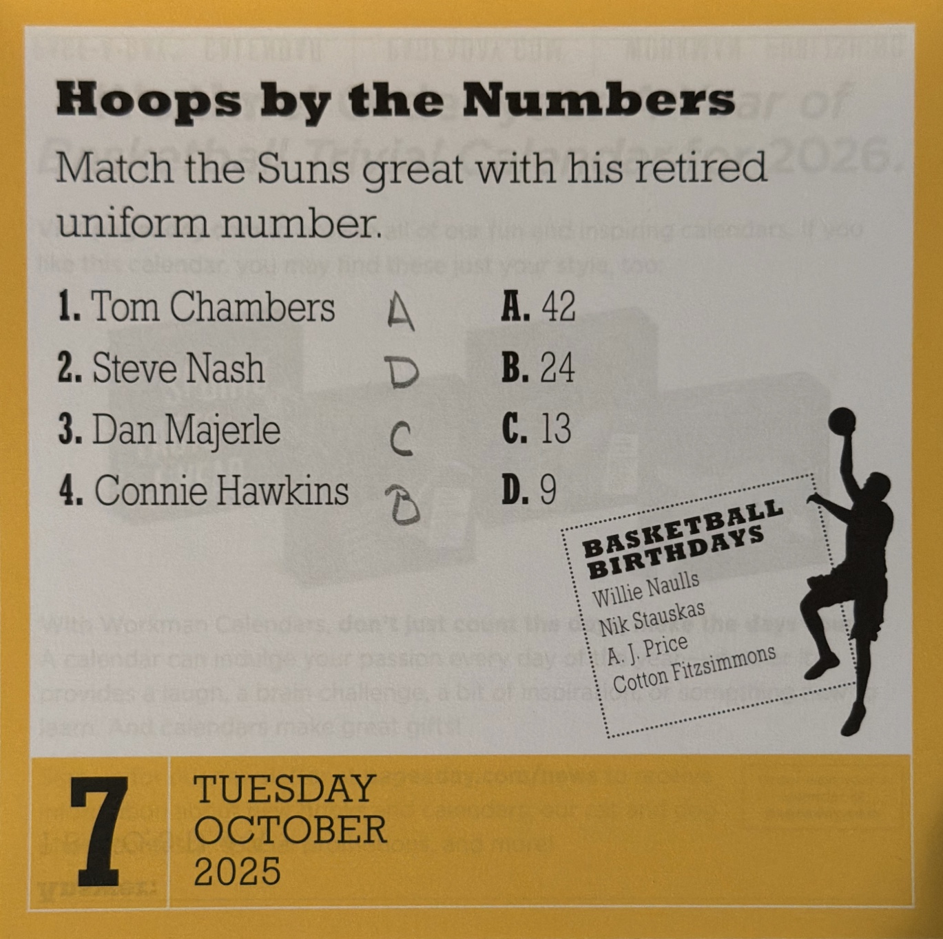 Trivia question