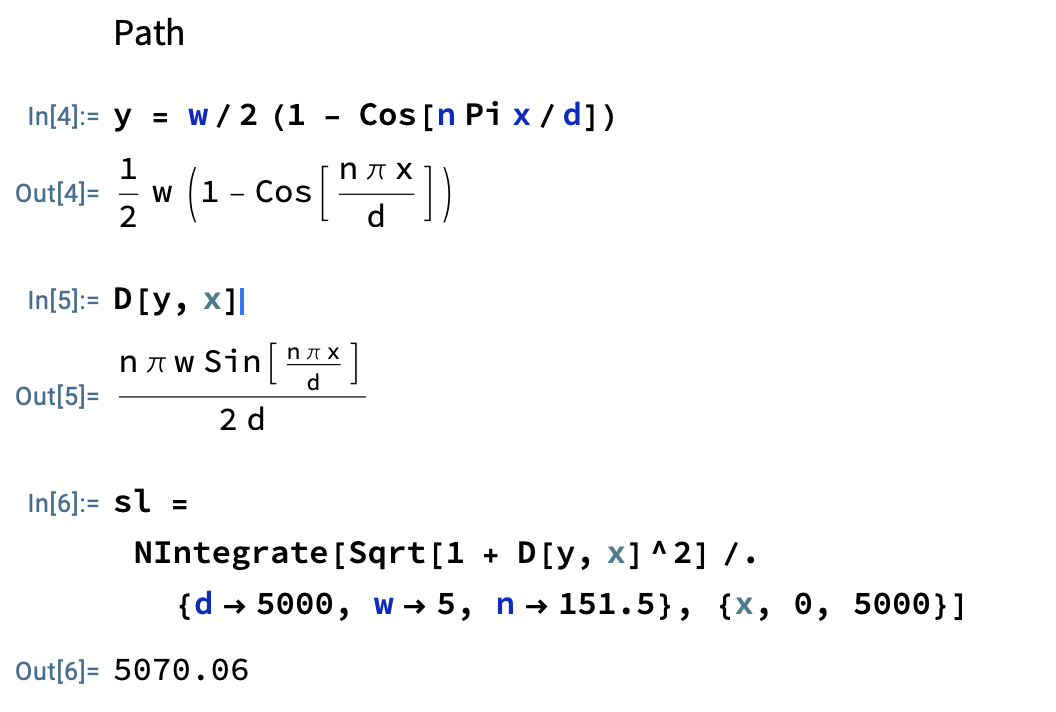 Mathematica solution for straight road Mathematica solution for straight road