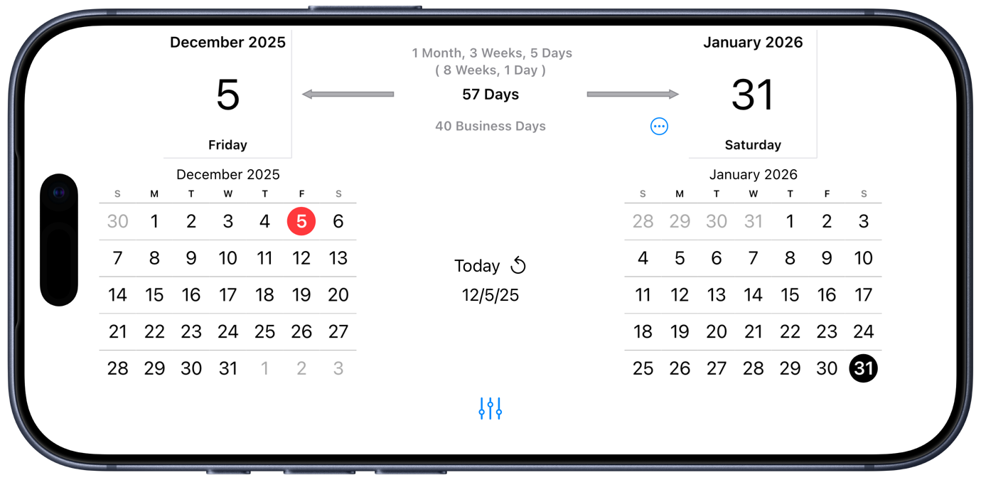Time Jump date interval