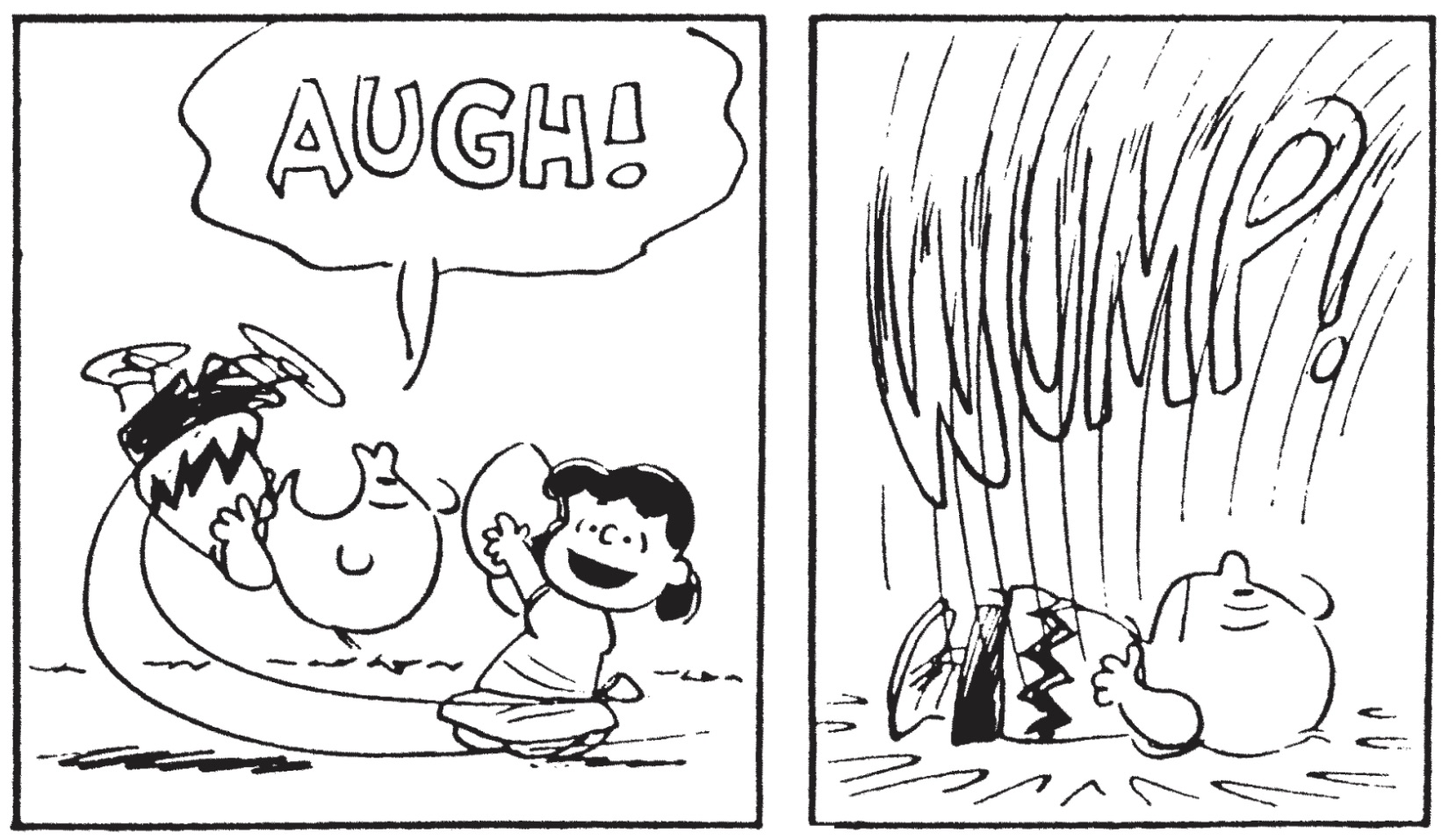 Lucy and Charlie Brown