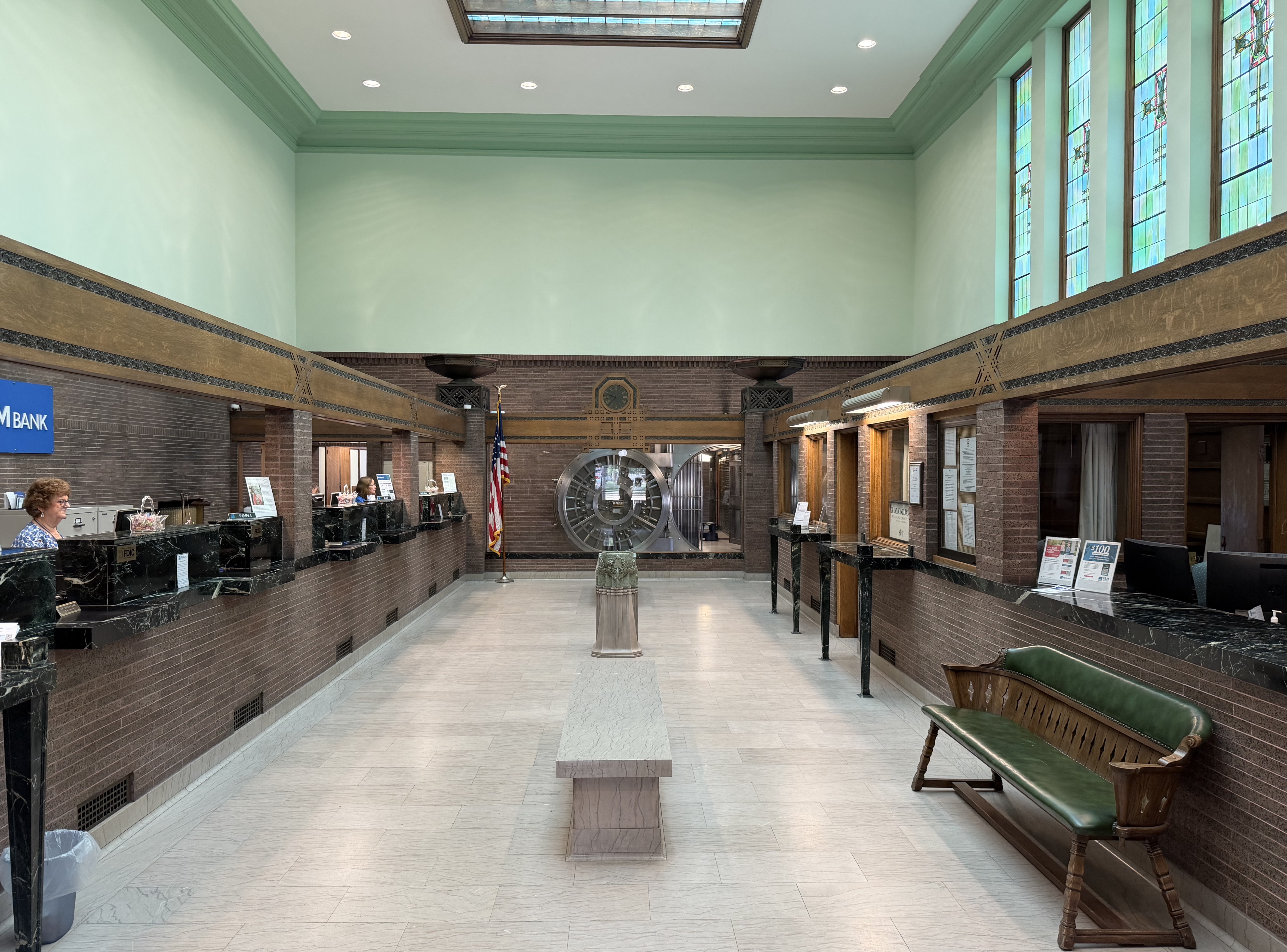 Interior looking south