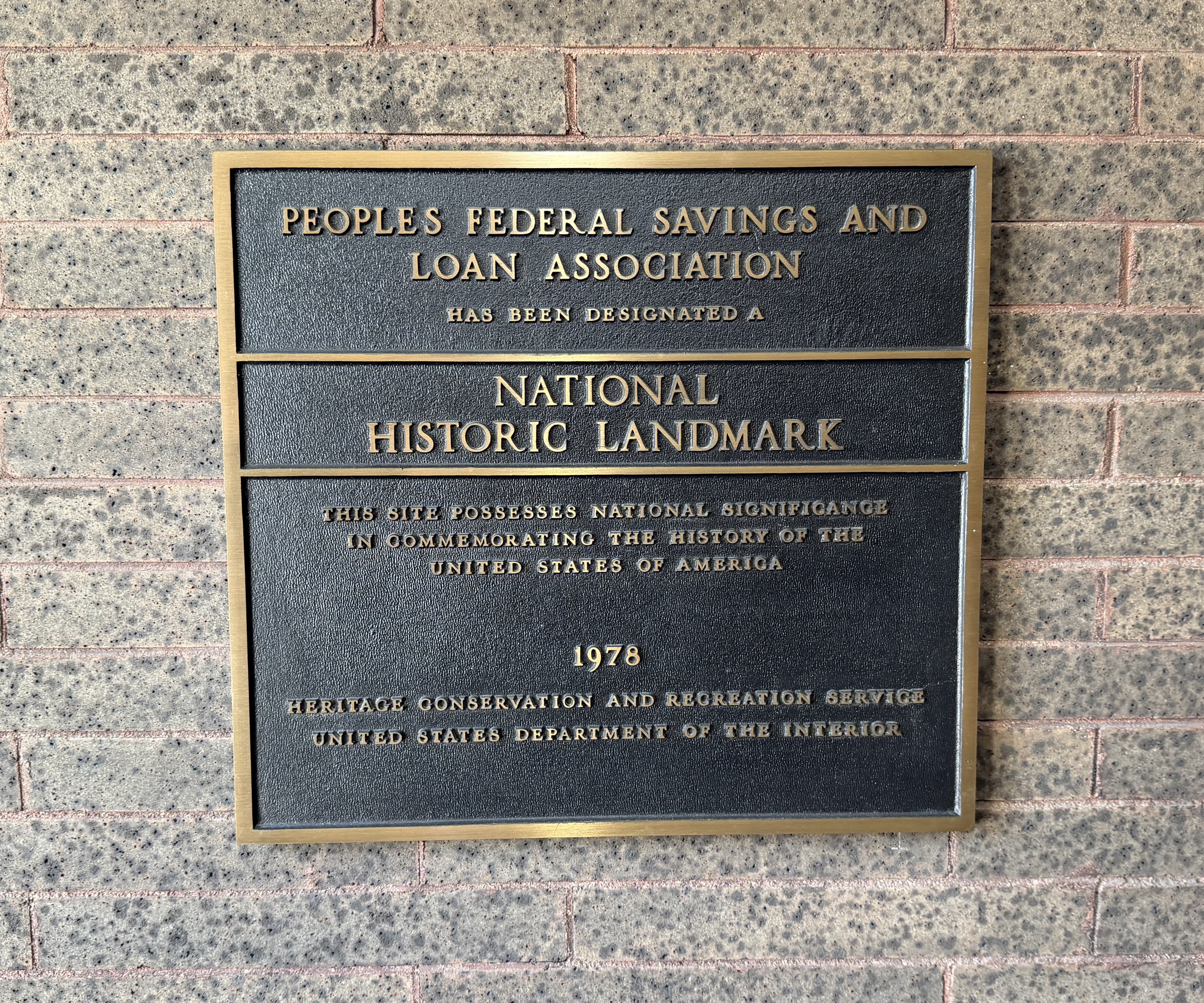Landmark plaque