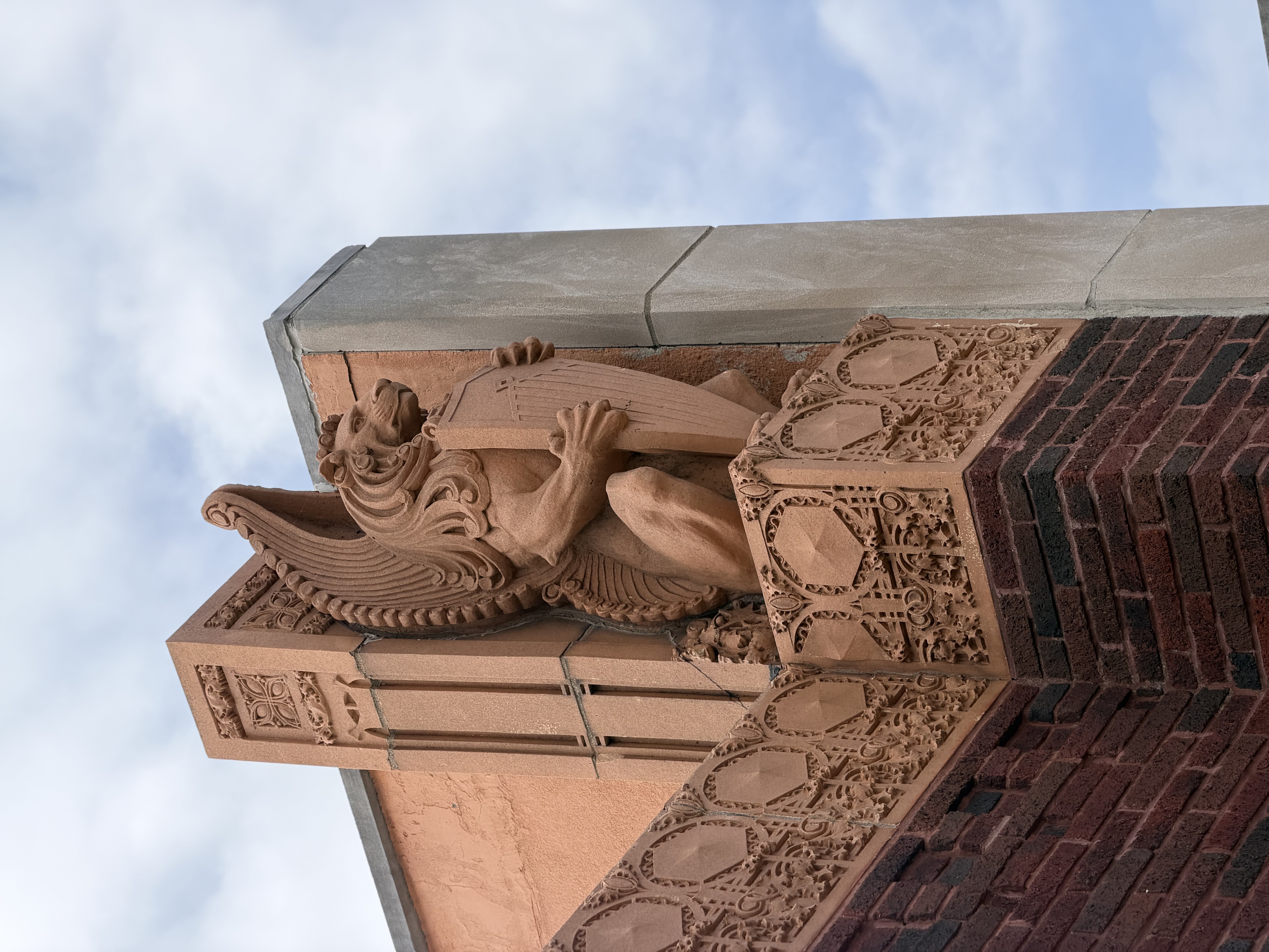 Southwest corner lion