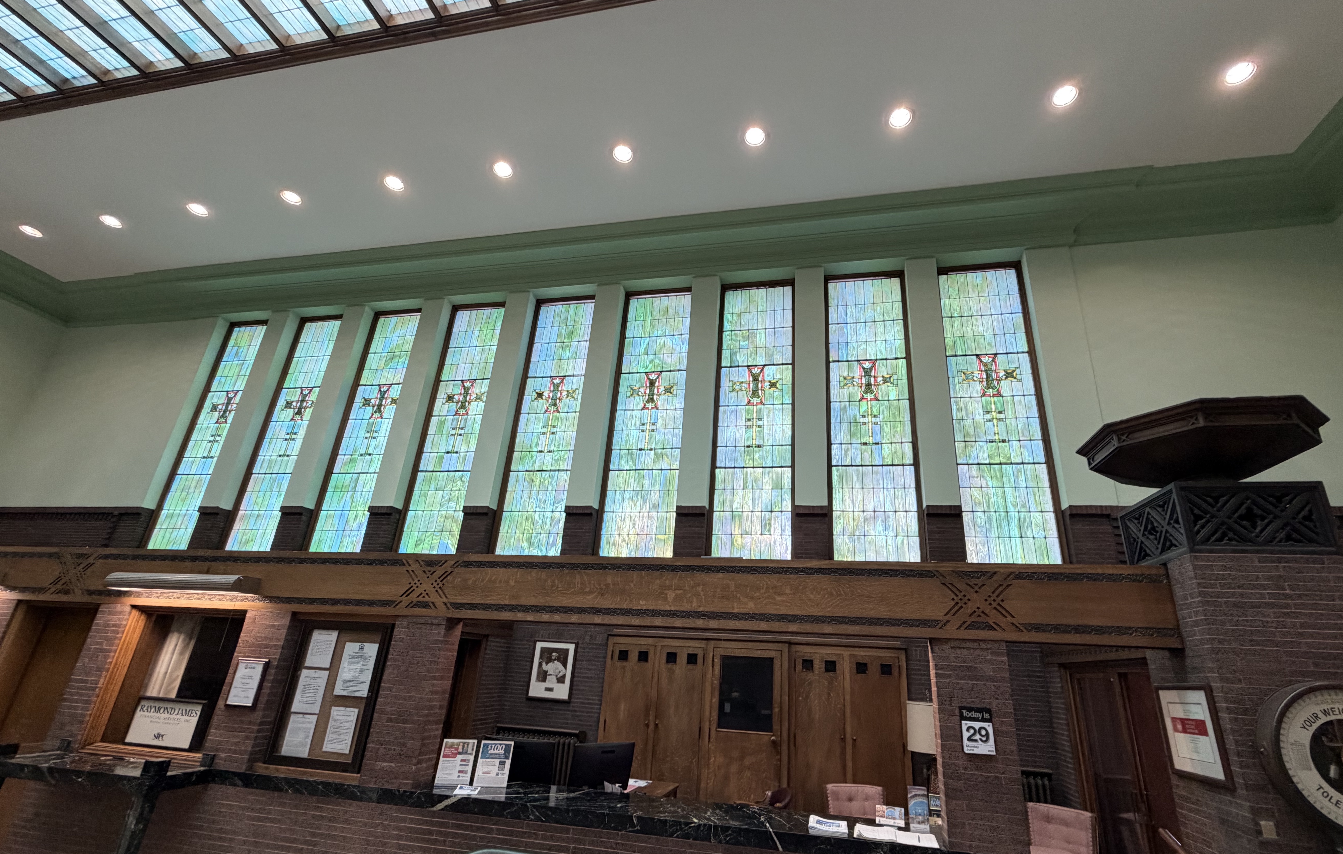 West windows interior