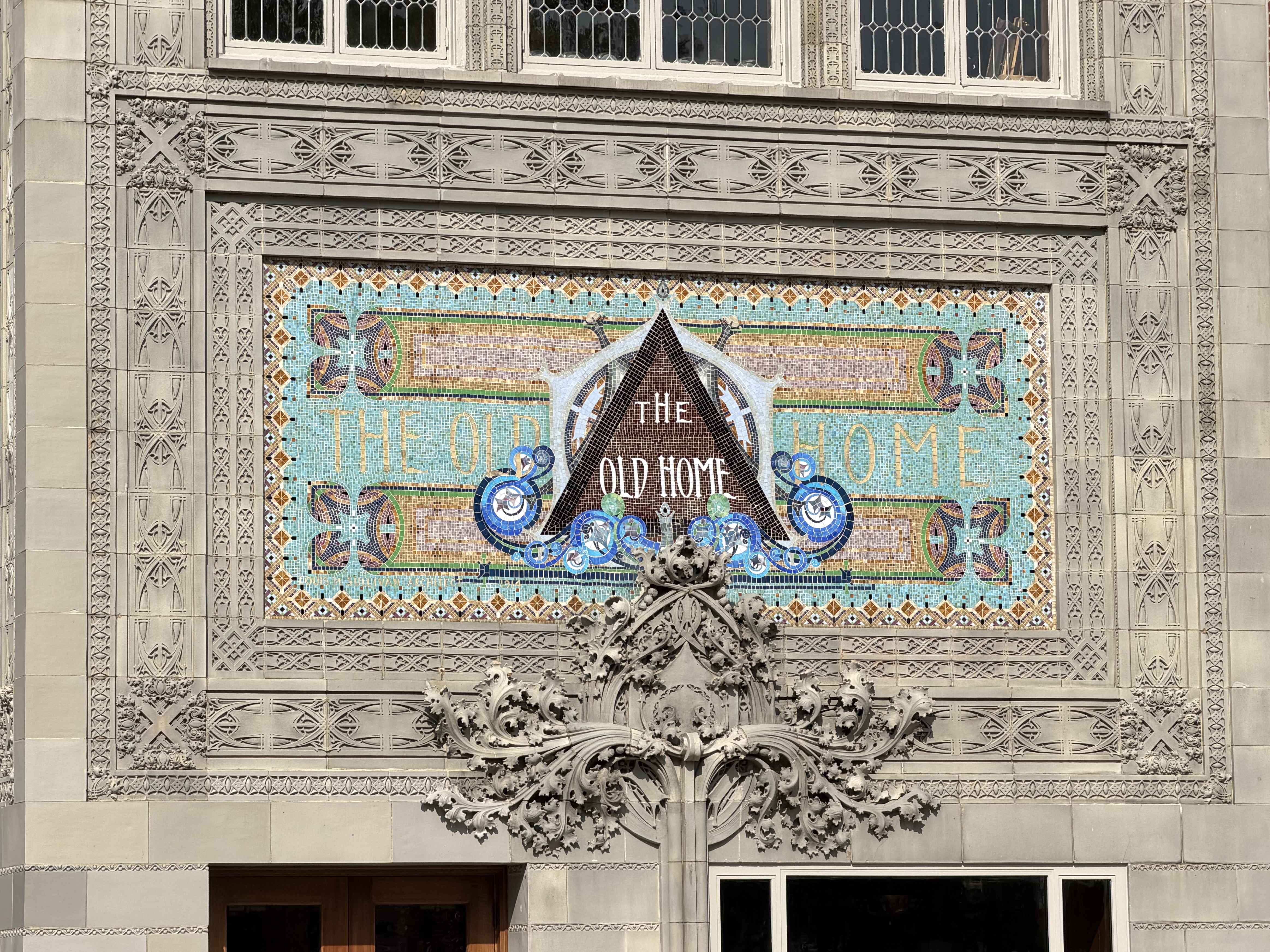 Detail of east façade