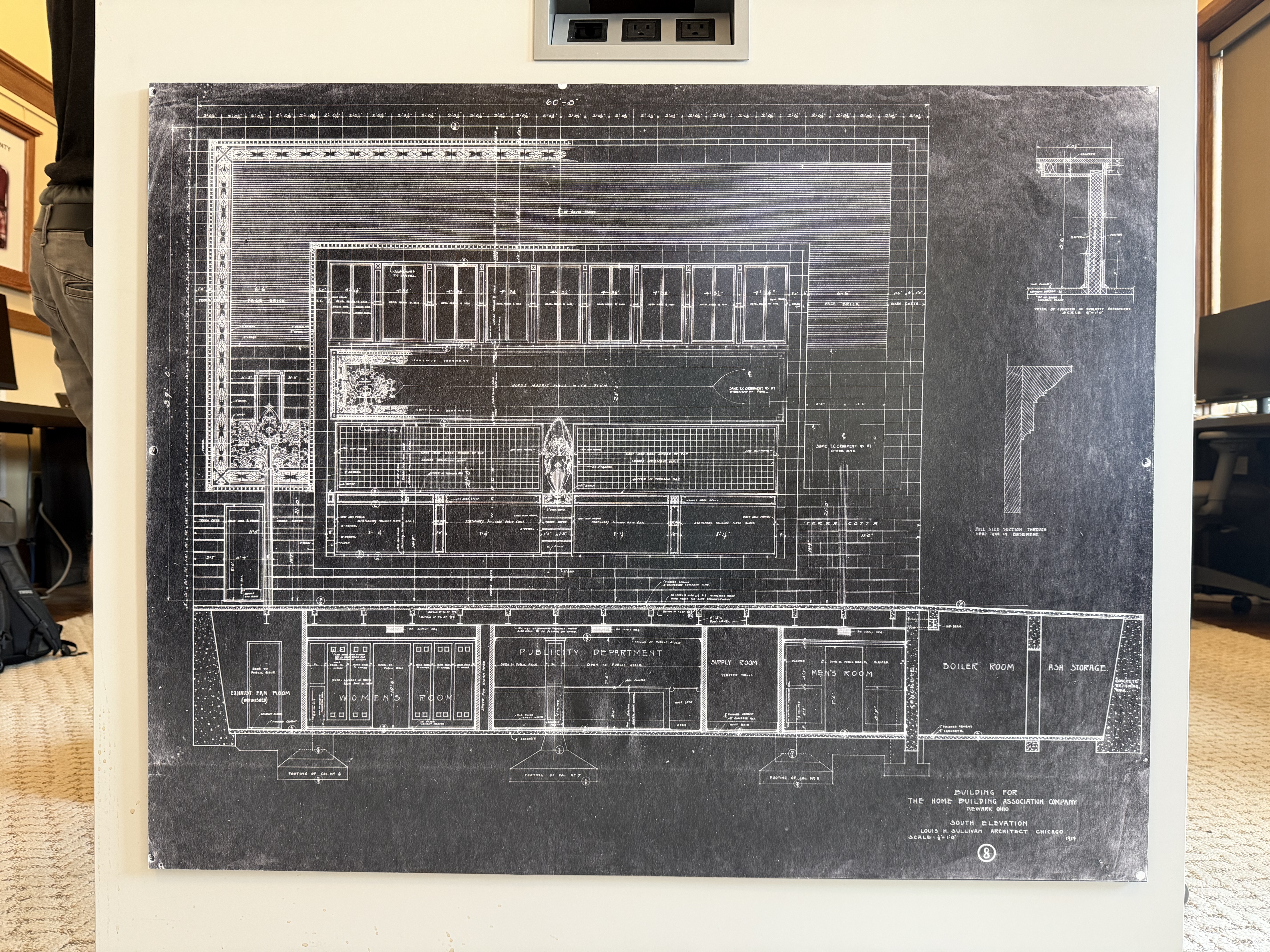 South elevation drawing