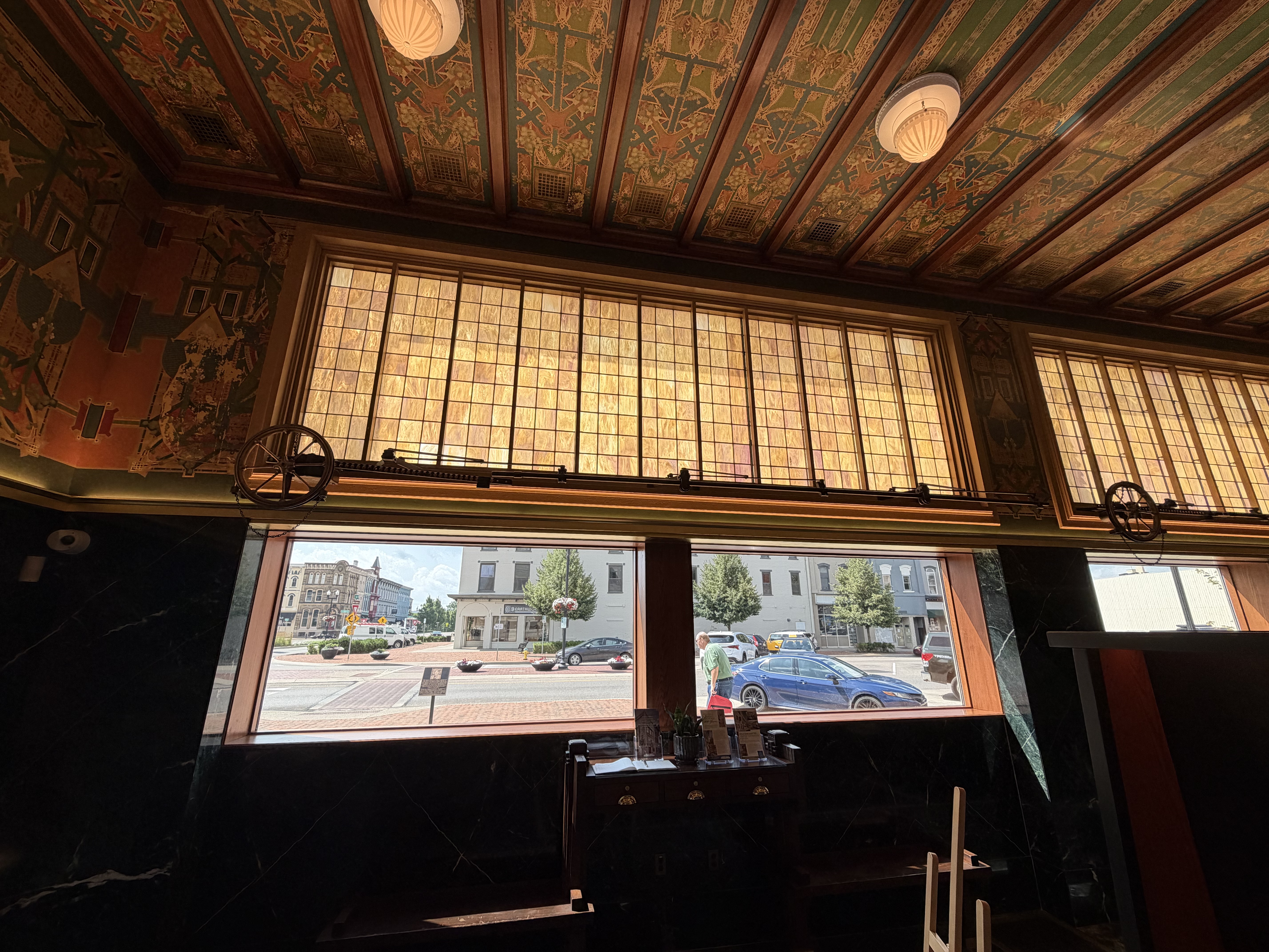 South windows