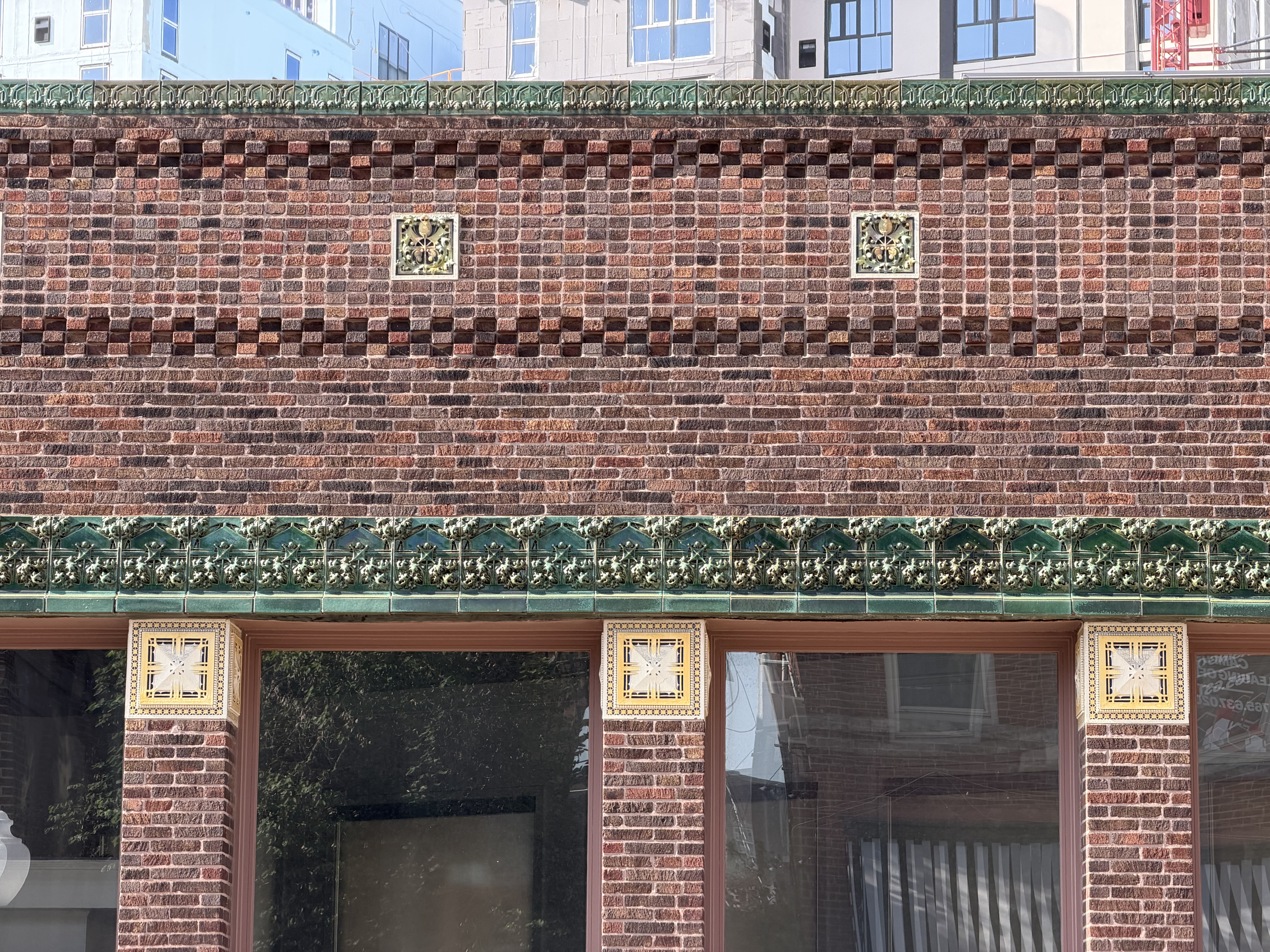North facade details North facade details
