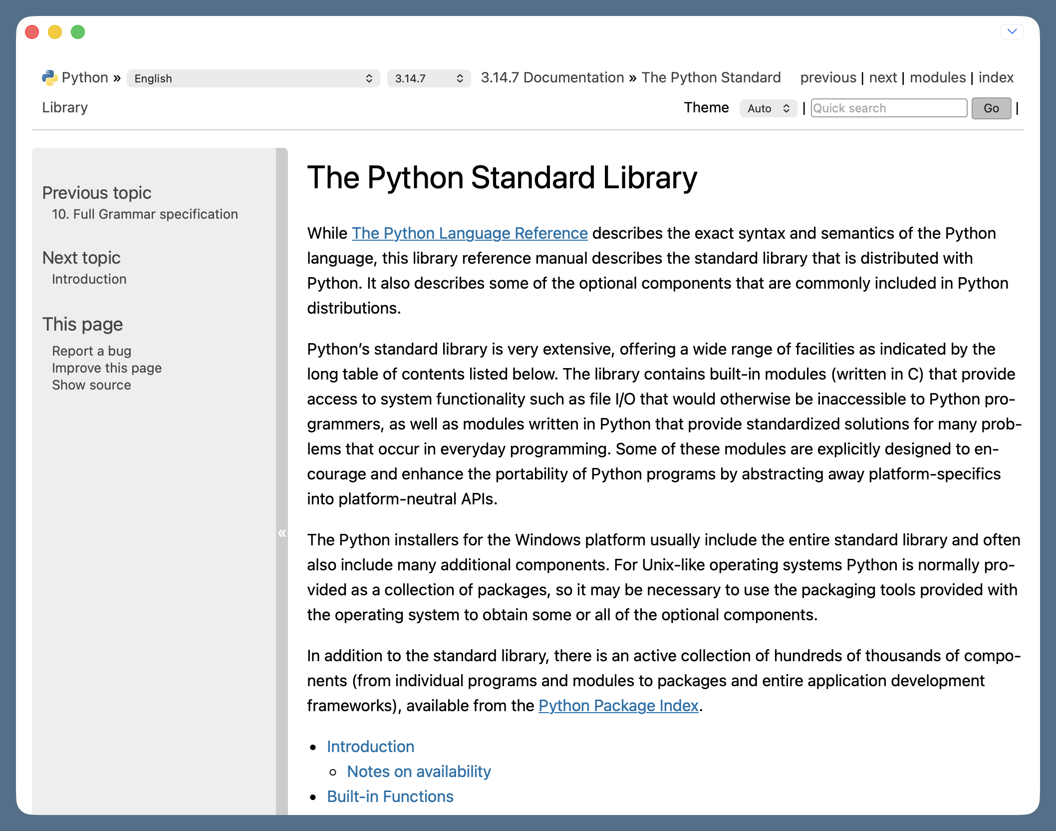 SSB for Python documentation SSB for Python documentation