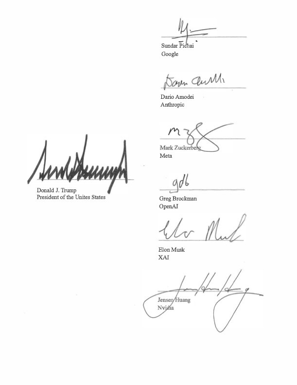 Signature page Signature page